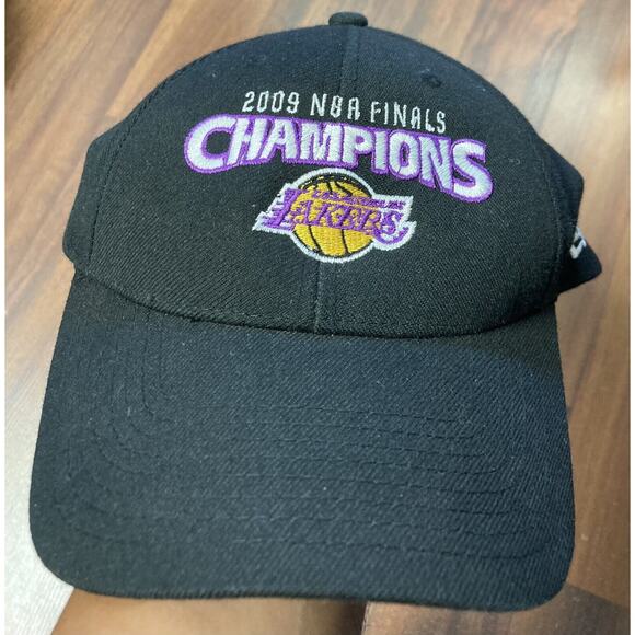 Los Angeles Lakers‎ 2009 NBA Champions Hat One Size Cap black New Era - Picture 1 of 4